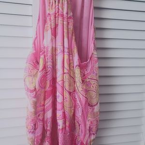 Cache Grecian Pink Dress